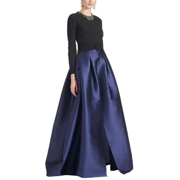Sachin & Babi Womens  Victoria Gown, Black - Picture 1 of 3